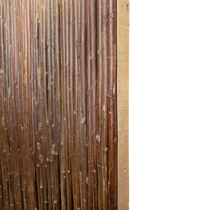 Panel Pełny Wierzbowy 180x90 cm Brązowy Trejaż Ogrodowy