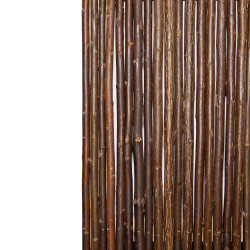 Panel Ogrodowy Pełny Wierzbowy 180x90 cm Brązowy