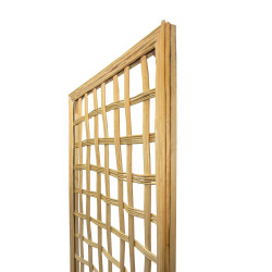 Kratka Wierzbowa 180x90 cm Beżowa Trejaż Ogrodowy