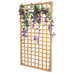 Kratka Wierzbowa 180x90 cm Beżowa Trejaż Ogrodowy