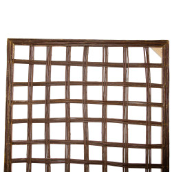 Kratka Ogrodowa Wierzbowa 180x90 cm Brązowa