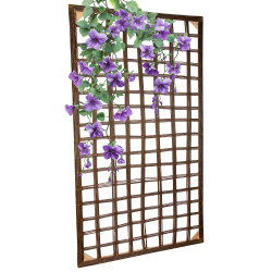 Kratka Ogrodowa Wierzbowa 180x90 cm Brązowa