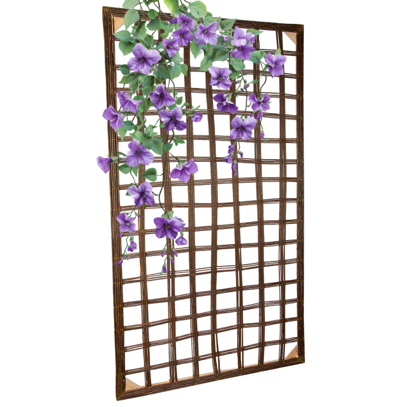 Kratka Wierzbowa 180x90 cm Brązowa Trejaż Ogrodowy