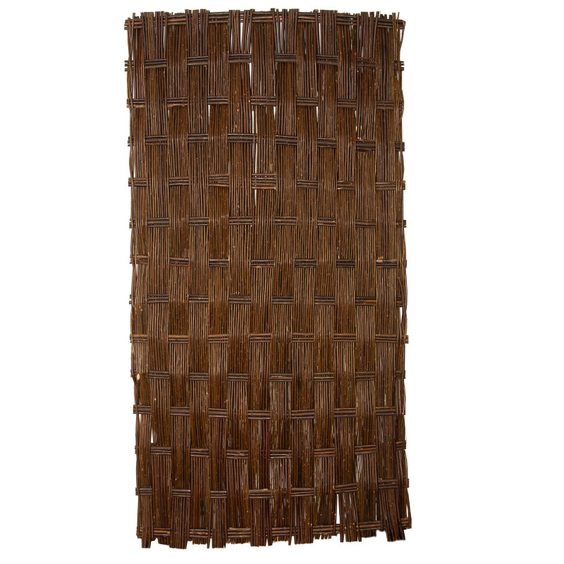 Panel Ogrodowy Wierzbowy Pleciony 180x90 cm Brązowy