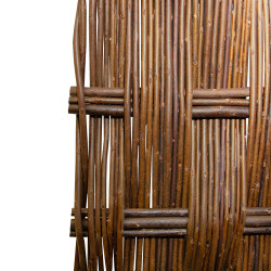 Panel Ogrodowy Wierzbowy Pleciony 180x90 cm Brązowy