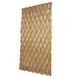 Panel Ogrodowy Wierzbowy Pleciony 180x90 cm Beżowy