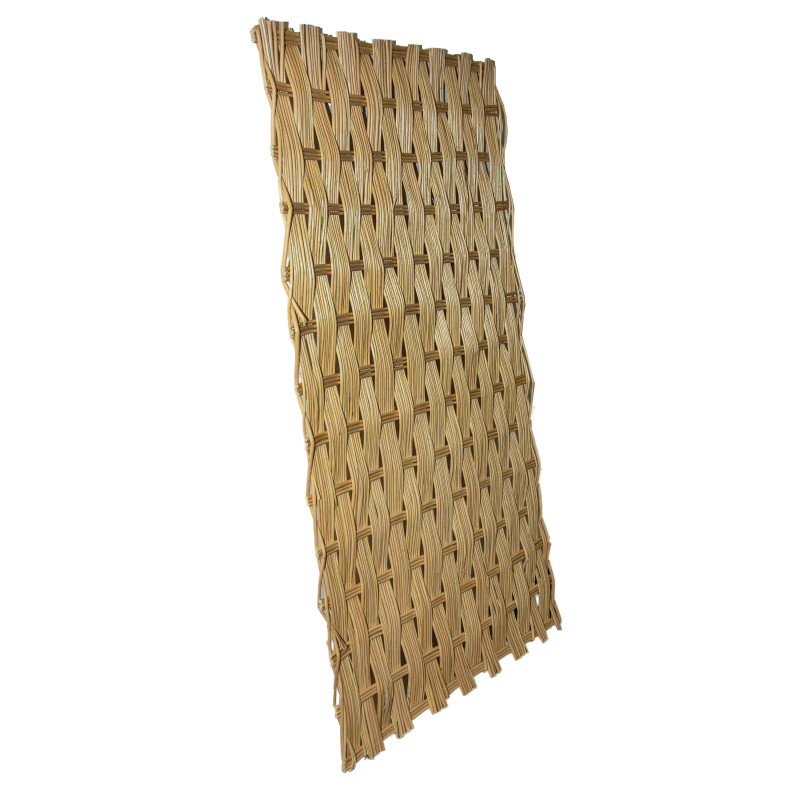 Panel Wierzbowy Pleciony 180x90 cm Beżowy Trejaż Ogrodowy