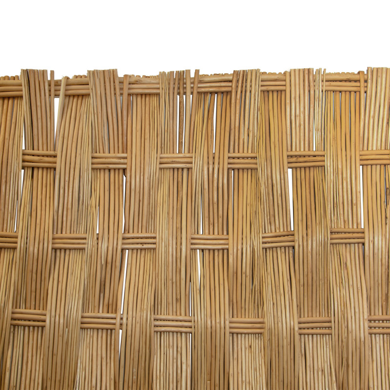 Panel Wierzbowy Pleciony 180x90 cm Beżowy Trejaż Ogrodowy