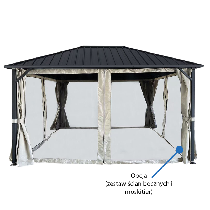 Pergola Altana Ogrodowa 3x4m metalowa