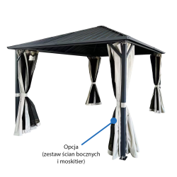 Altana Ogrodowa 3x3m metalowa