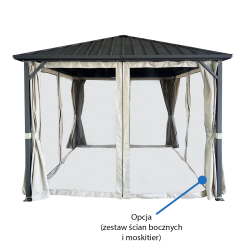 Altana Ogrodowa 3x3m metalowa