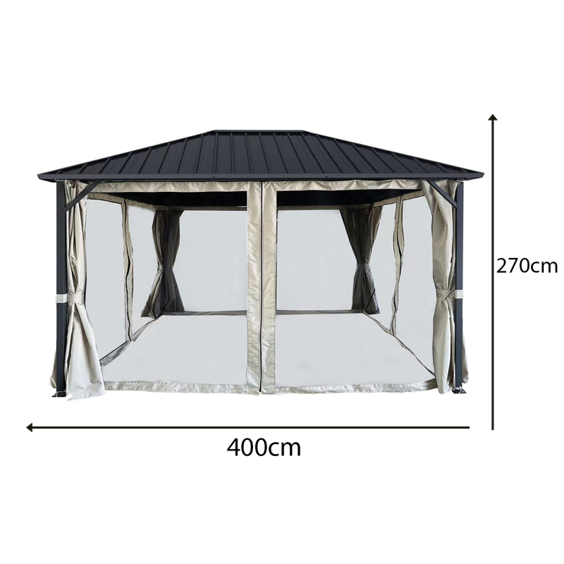 Pergola Altana Ogrodowa 3x4m metalowa