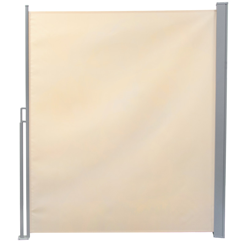 Boczna markiza cieniująca 2x3 m parawan osłona do ogrodu – beżowa