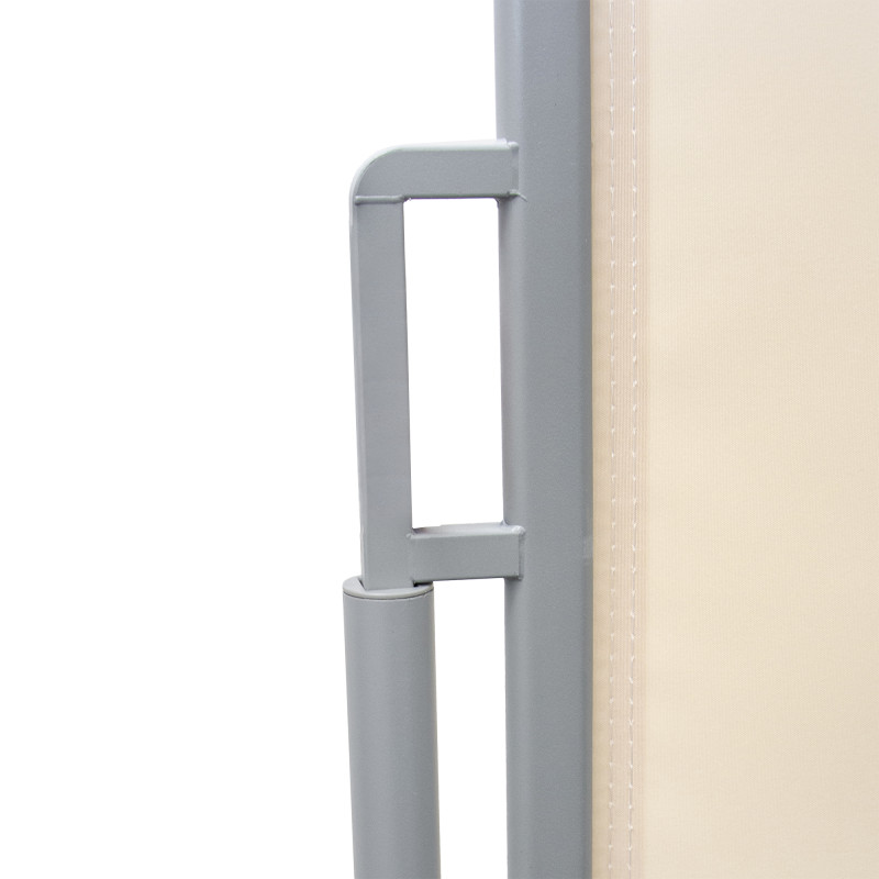 Boczna markiza cieniująca 2x3 m parawan osłona do ogrodu – beżowa