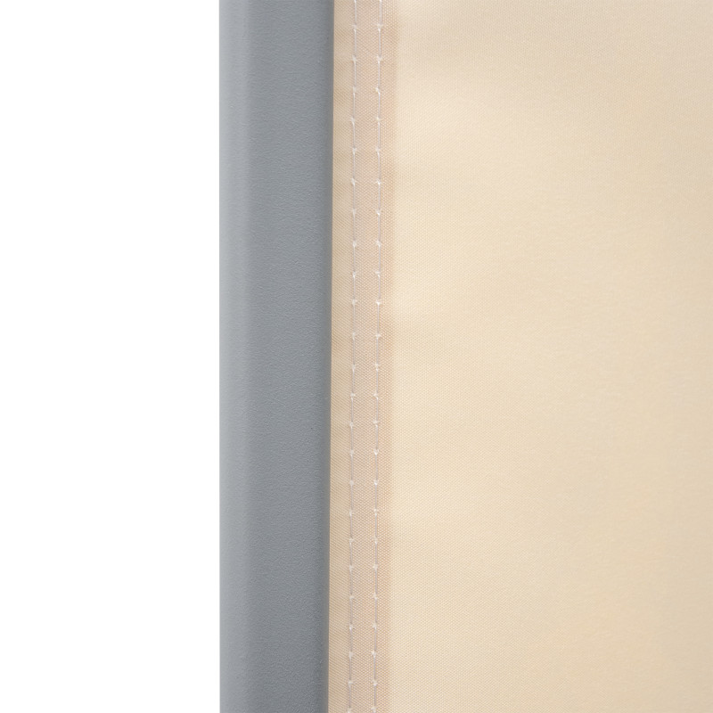 Boczna markiza cieniująca 2x3 m parawan osłona do ogrodu – beżowa