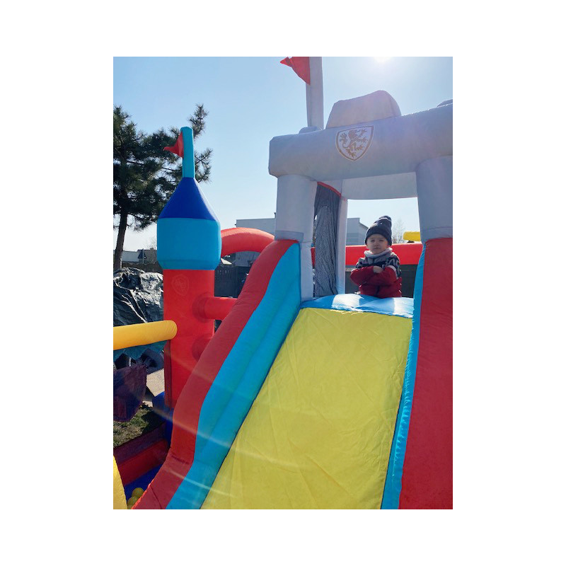 Dmuchany zamek GRYFA trampolina HappyHop dmuchawa