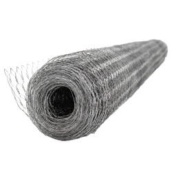 Siatka hexagonalna ocynkowana druciana 1x10m ogrodzenie 13x13mm
