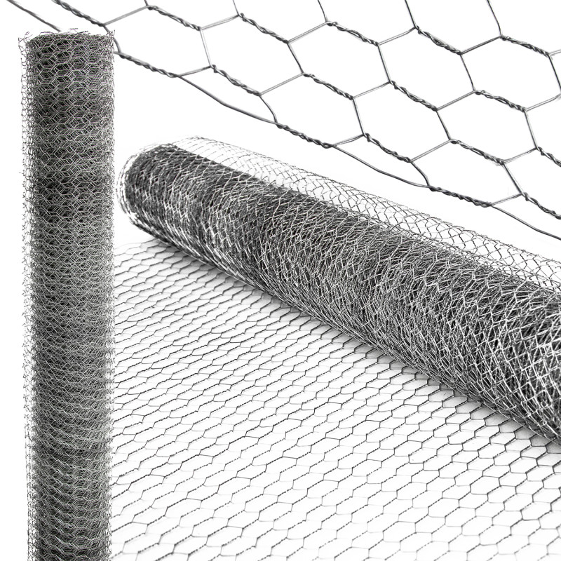 Siatka hexagonalna ocynkowana druciana 1x10m ogrodzenie 13x13mm
