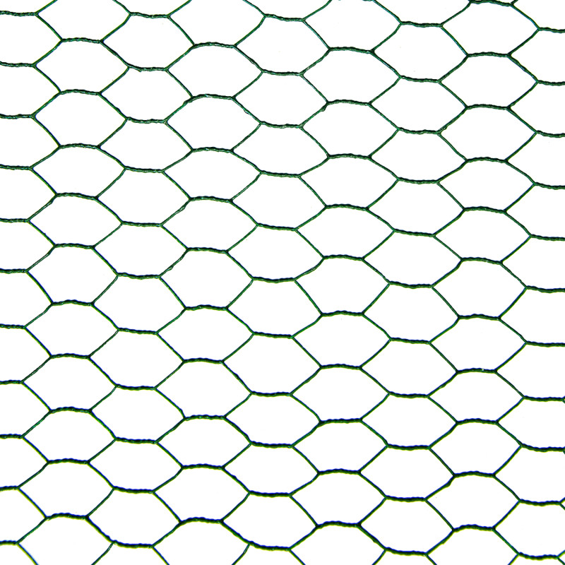 Siatka hexagonalna PCV zielona 0,5x10m ogrodzenie 13x13mm