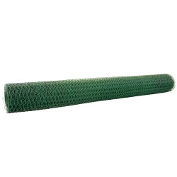 Siatka hexagonalna PCV zielona 1x10m ogrodzenie 13x13mm