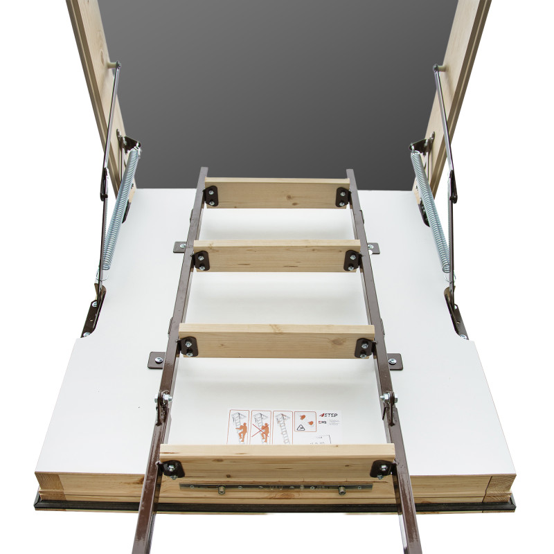 Schody strychowe STALLUX MAX 87mm 0,44W/m2K 90x80 2 uszczelki