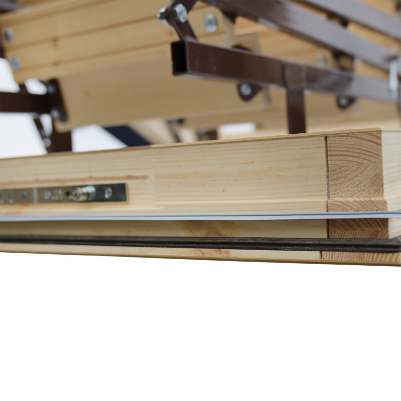 Schody strychowe STALLUX MAX 87mm 0,44W/m2K 120x70 dodatkowa uszczelka