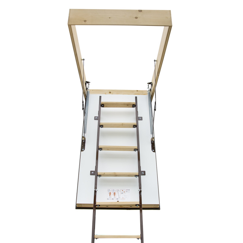 Schody strychowe STALLUX MAX 87mm 0,44W/m2K 120x70 dodatkowa uszczelka