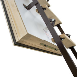 Schody strychowe STALLUX MAX 87mm 0,44W/m2K 120x70 dodatkowa uszczelka