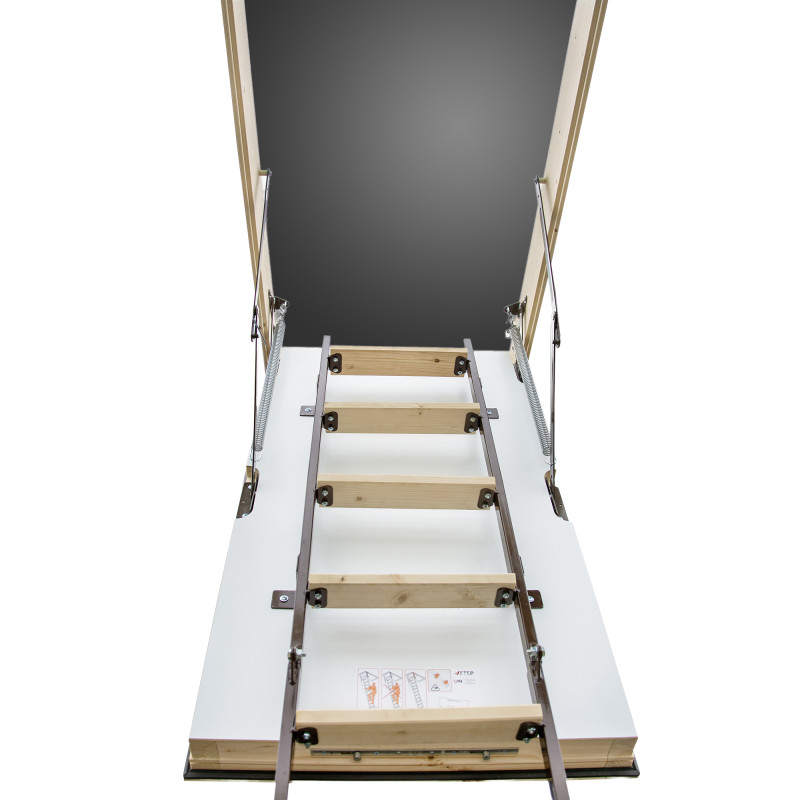 Schody strychowe STALLUX MAX 87mm 0,44W/m2K 120x80 dodatkowa uszczelka