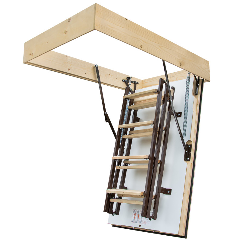 Schody strychowe STALLUX MAX 87mm 0,44W/m2K 120x80 dodatkowa uszczelka