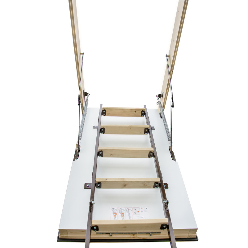 Schody strychowe STALLUX MAX 87mm 0,44W/m2K 130x80 dodatkowa uszczelka