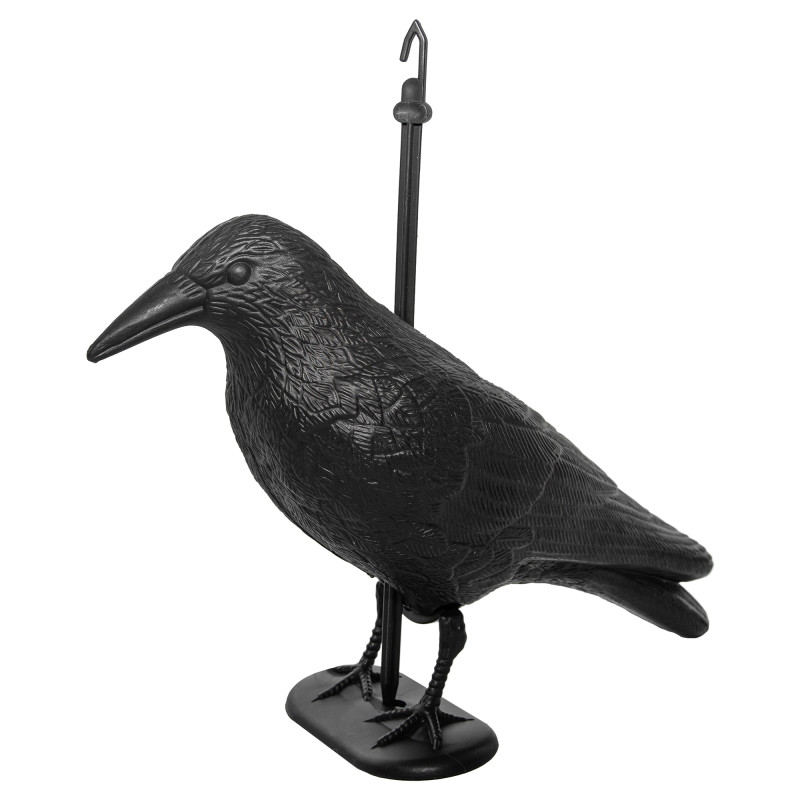 Duży Kruk Odstraszacz Ptaków Gołębi 38cm