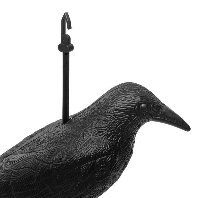 Duży Kruk Odstraszacz Ptaków Gołębi 38cm