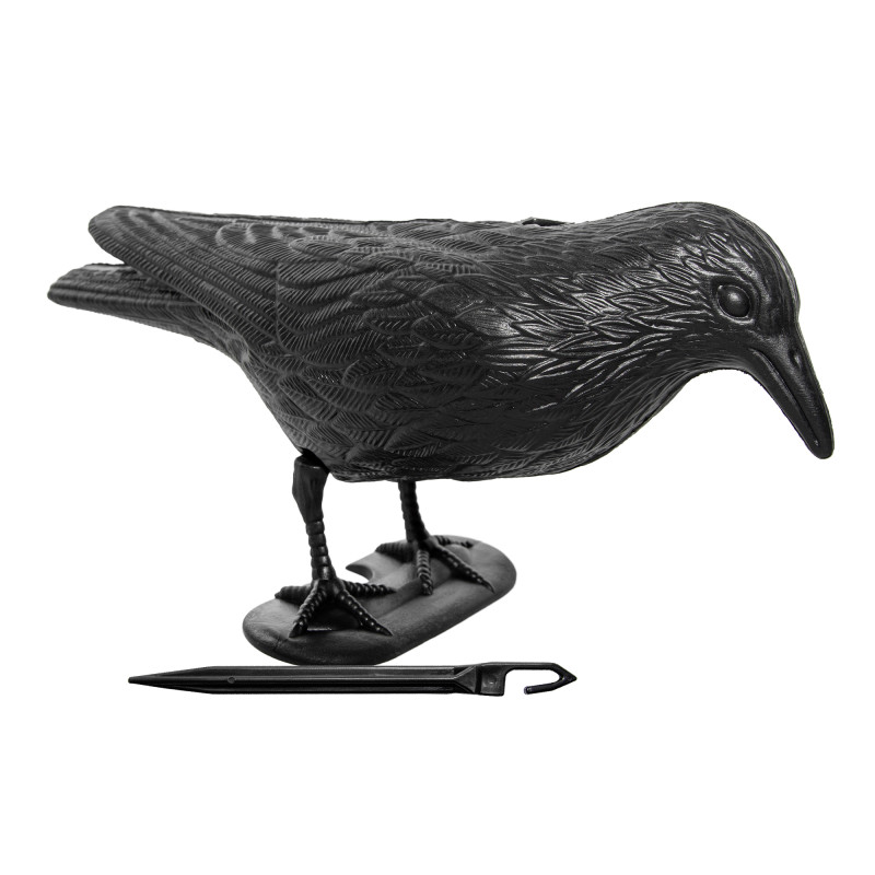 Mały Kruk Odstraszacz Ptaków Gołębi 33cm