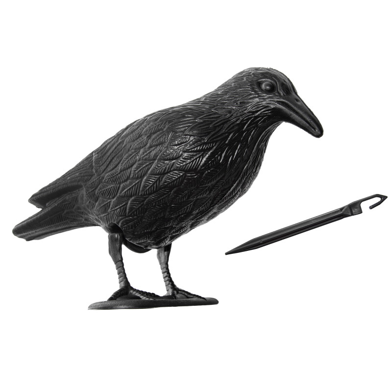 Mały Kruk Odstraszacz Ptaków Gołębi 33cm