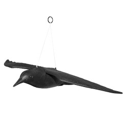 Duży Kruk w Locie Odstraszacz Ptaków Gołębi Wiszący 57 cm
