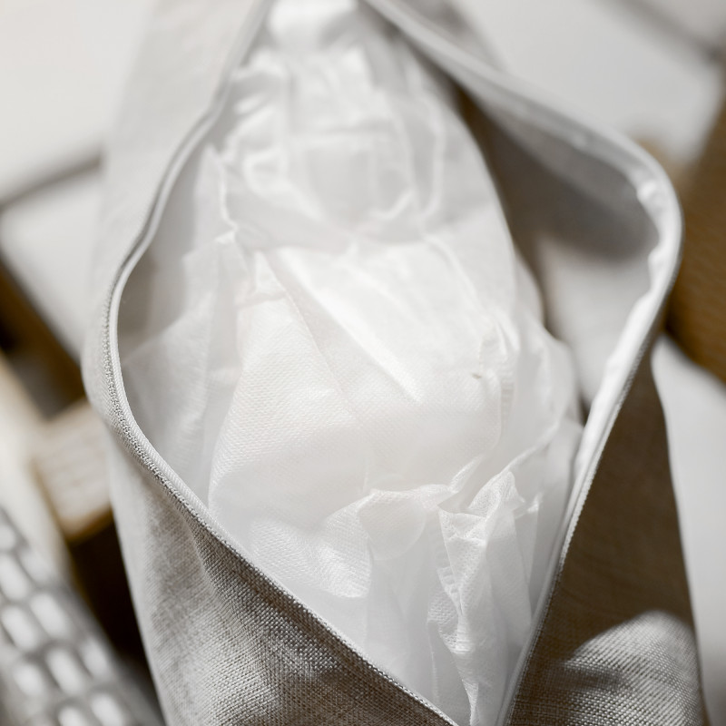 Zestaw Mebli Ogrodowych AMARA Rattan PE 7-osobowy SZARY