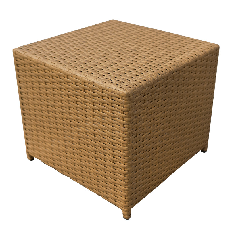 Zestaw Mebli Ogrodowych AMARA Rattan PE 7-osobowy BRĄZOWY