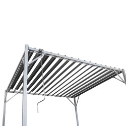 Pergola Ogrodowa 3x3m metalowa Szara