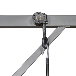 Pergola Ogrodowa 3x3m metalowa Szara