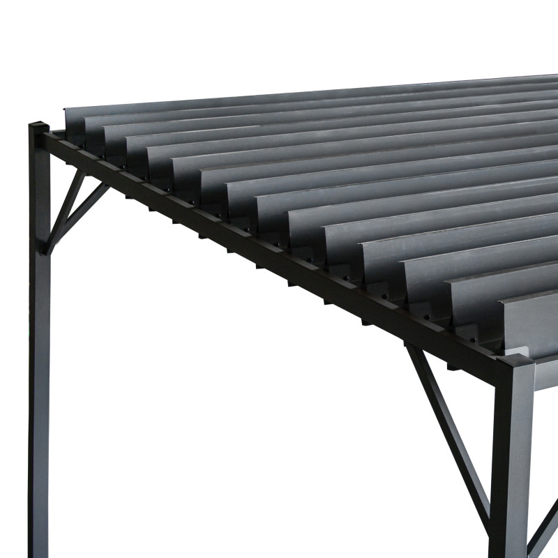 Pergola Ogrodowa 3x3m metalowa Szara
