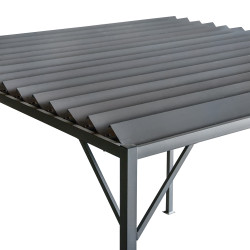 Pergola Ogrodowa 3x3m metalowa Szara
