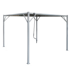 Pergola Ogrodowa 3x3m metalowa Szara