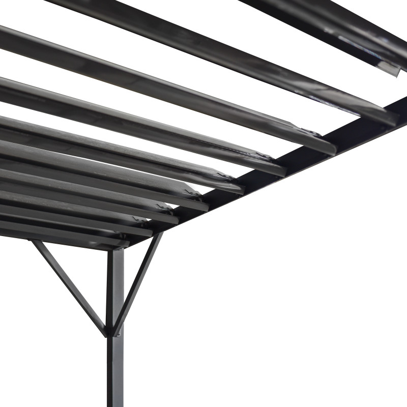 Pergola Ogrodowa 3x4m metalowa Szara