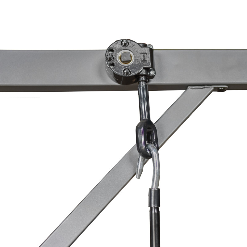 Pergola Ogrodowa 3x4m metalowa Szara