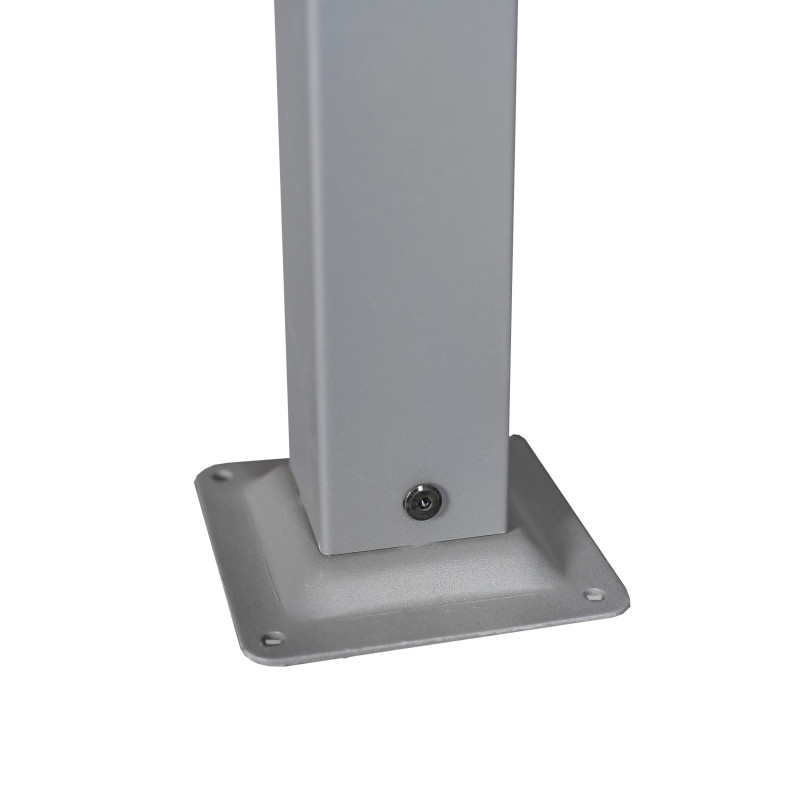 Pergola Ogrodowa 3x4m metalowa Szara