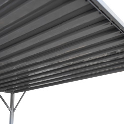 Pergola Ogrodowa 3x4m metalowa Szara