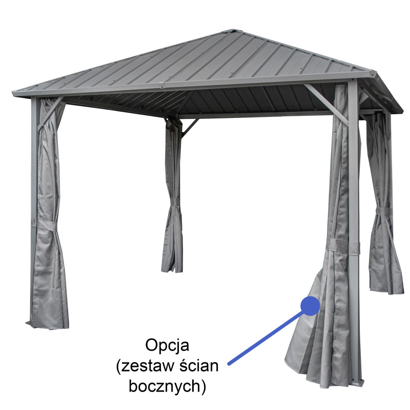 Pergola Altana Ogrodowa 3x3m metalowa