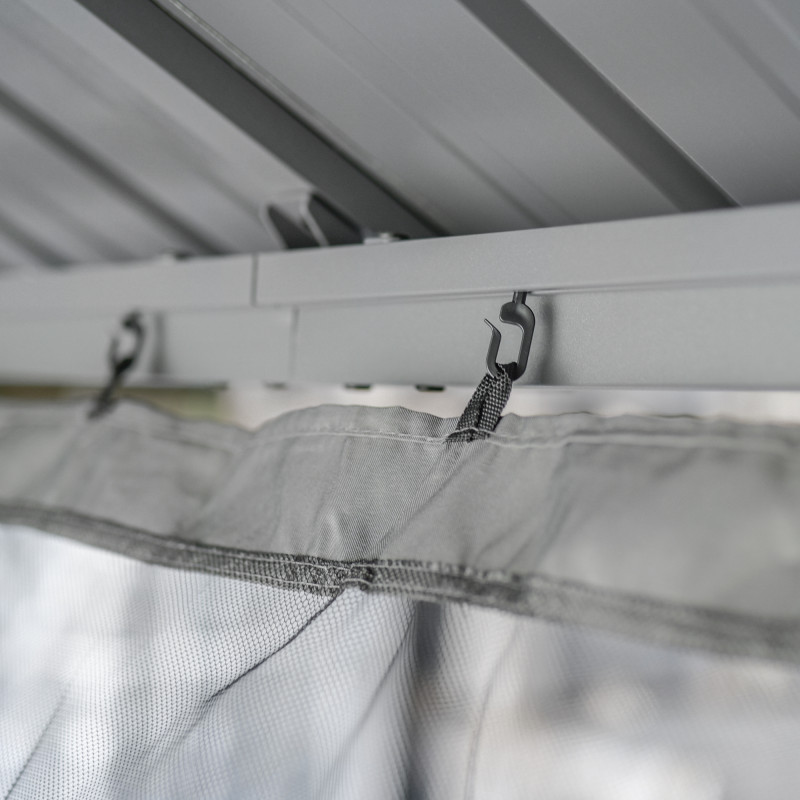 Zestaw moskitier do altany ogrodowej 3x3m