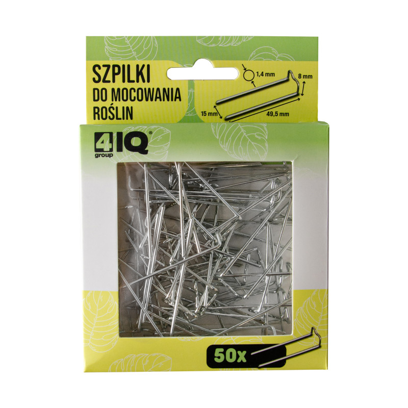 Szpilki do mocowania 50 szt. agrowłókniny roślin kołki uchwyty 49,5mm